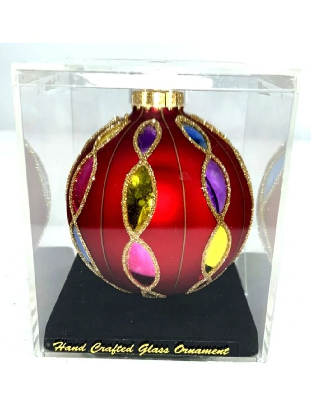 Unique Treasures Collection Hand Crafted Glass Ornament 4